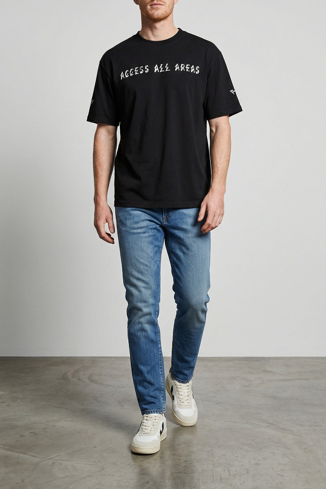 44 LABEL M gloves cotton jersey t-shirt