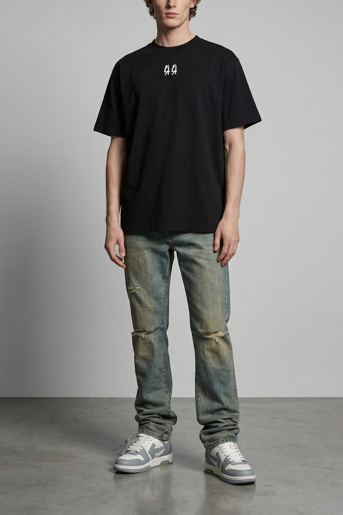 44 LABEL L centipede cotton jersey t-shirt