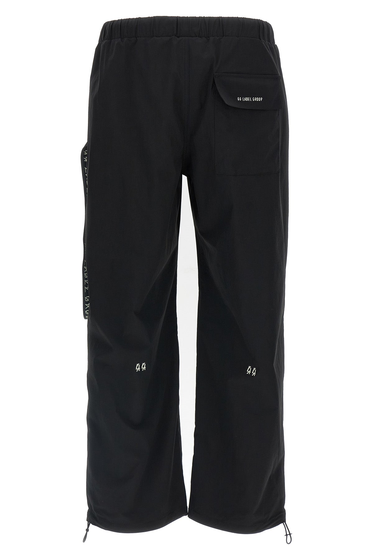 id drawsting nylon pants