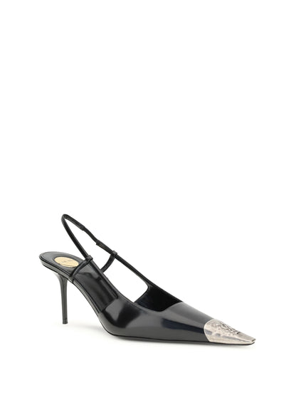 SAINT LAURENT 37 glossy leather jeanne pumps