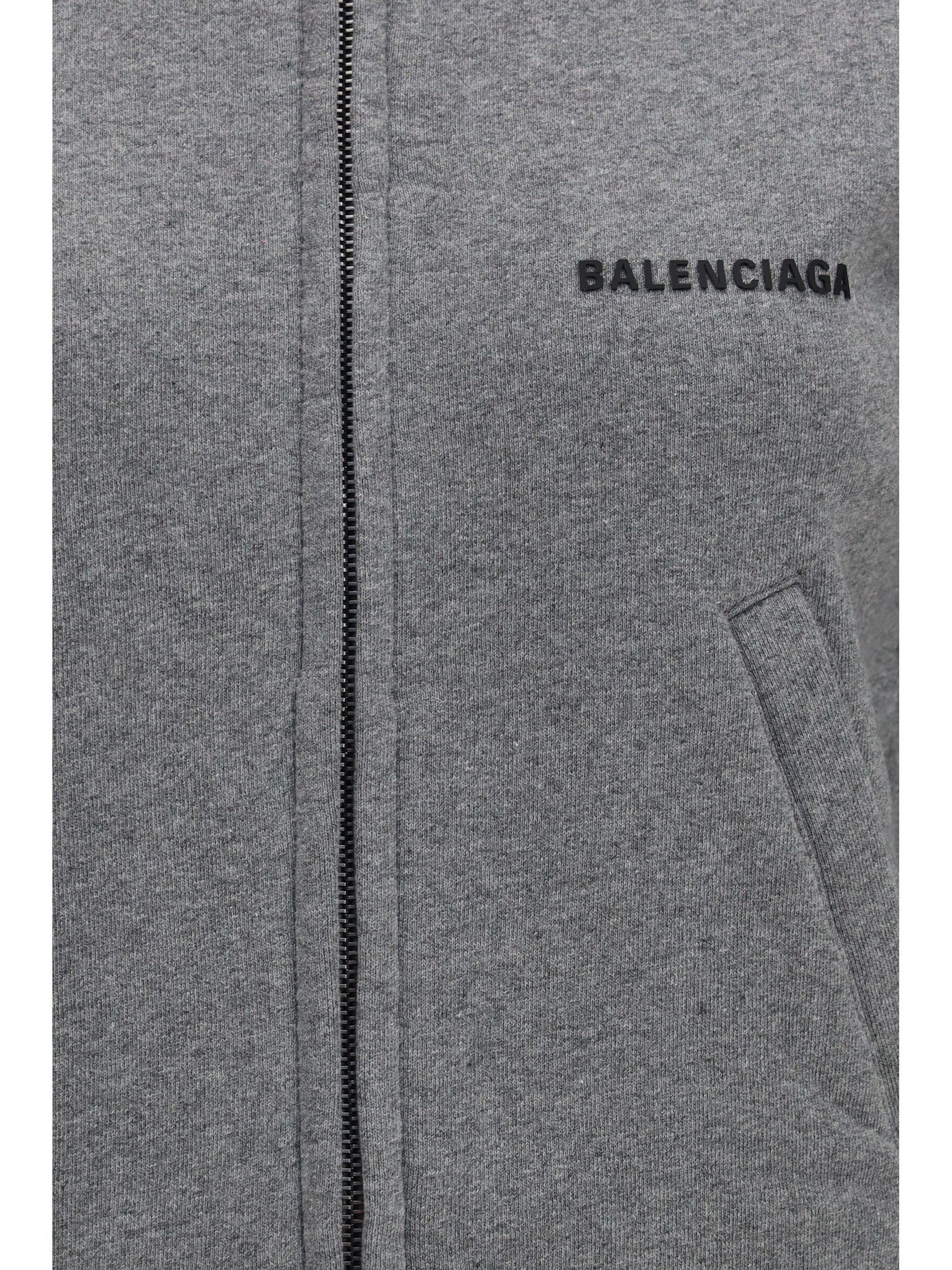 fitted zip-up hoodie