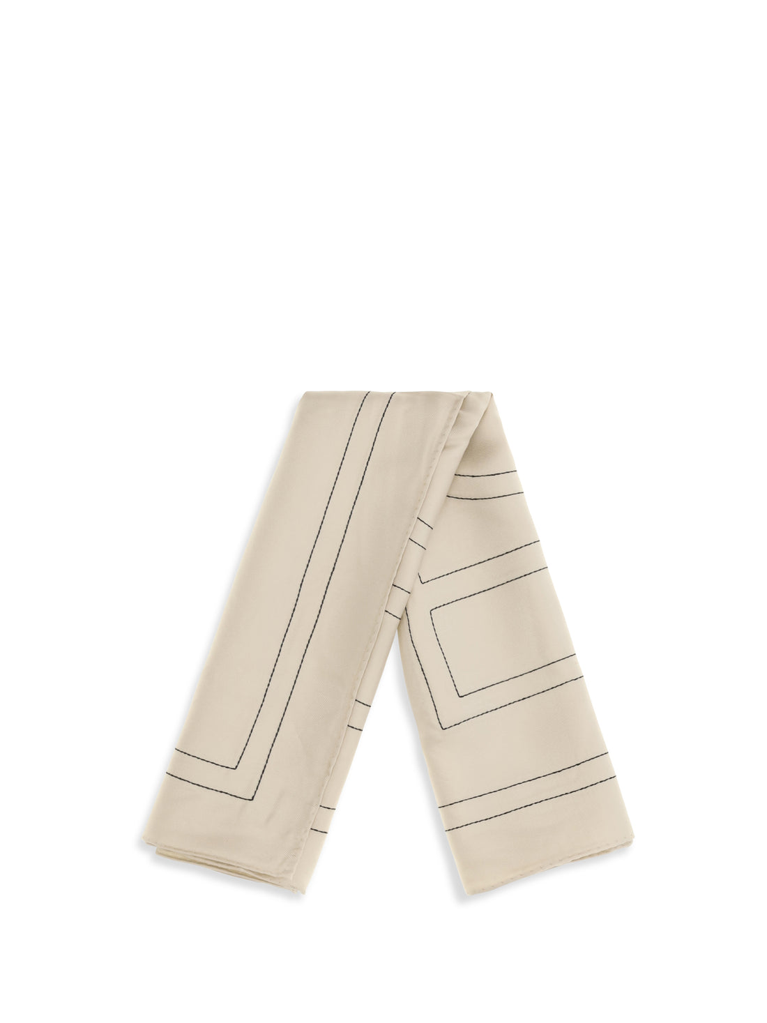 TOTEME OS silk scarf with embroidery