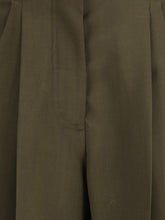 FENDI 38 wide-leg trousers in wool and mohair 