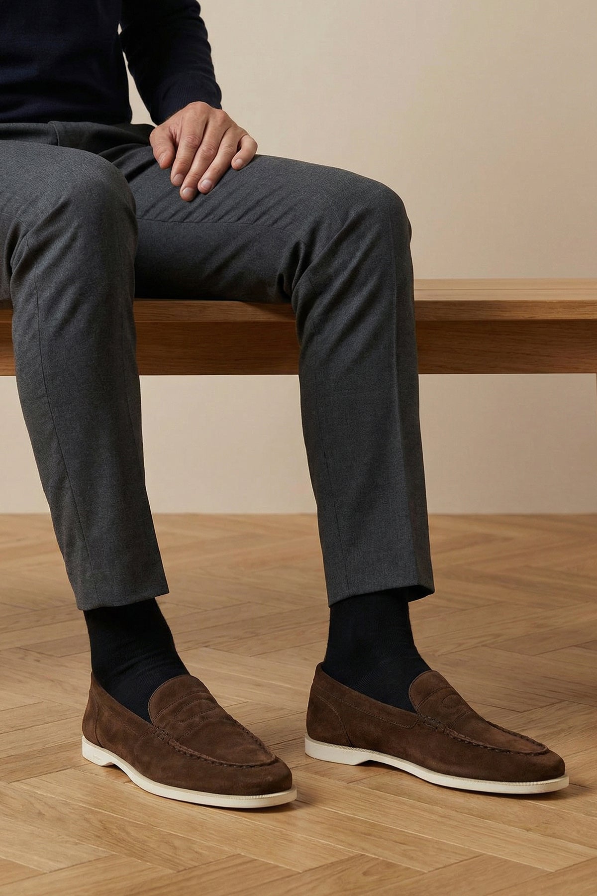 pace suede loafers
