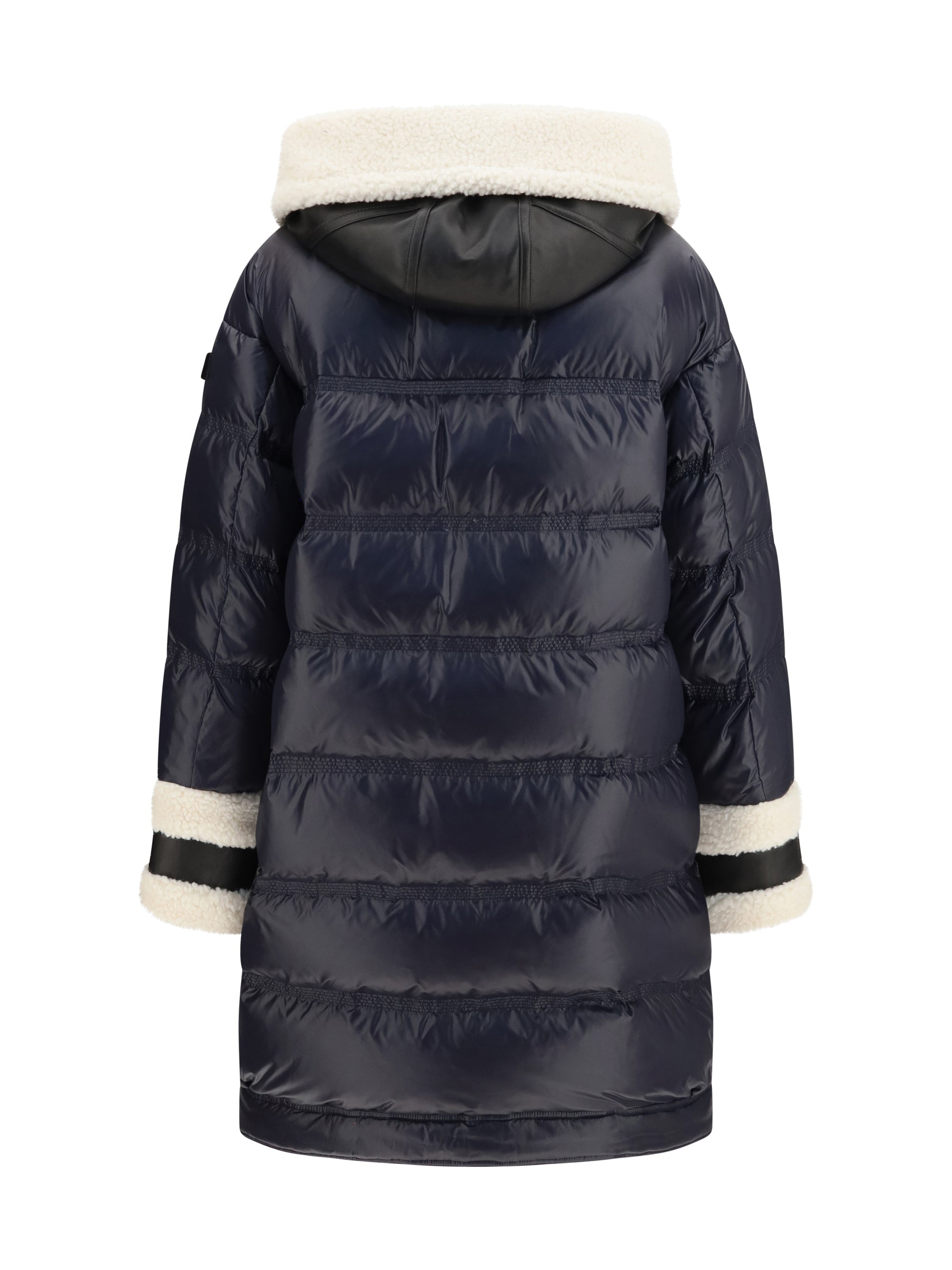 kunto bg 02 shearling-collar puffer jacket