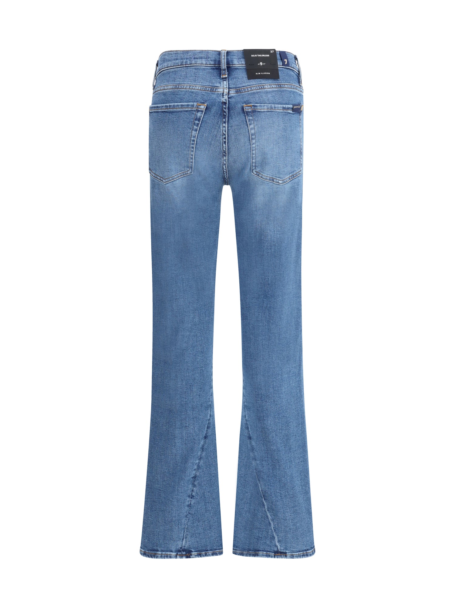 7FOR 24 dojo tailorless flare jeans