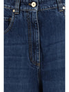 wide-leg denim jeans