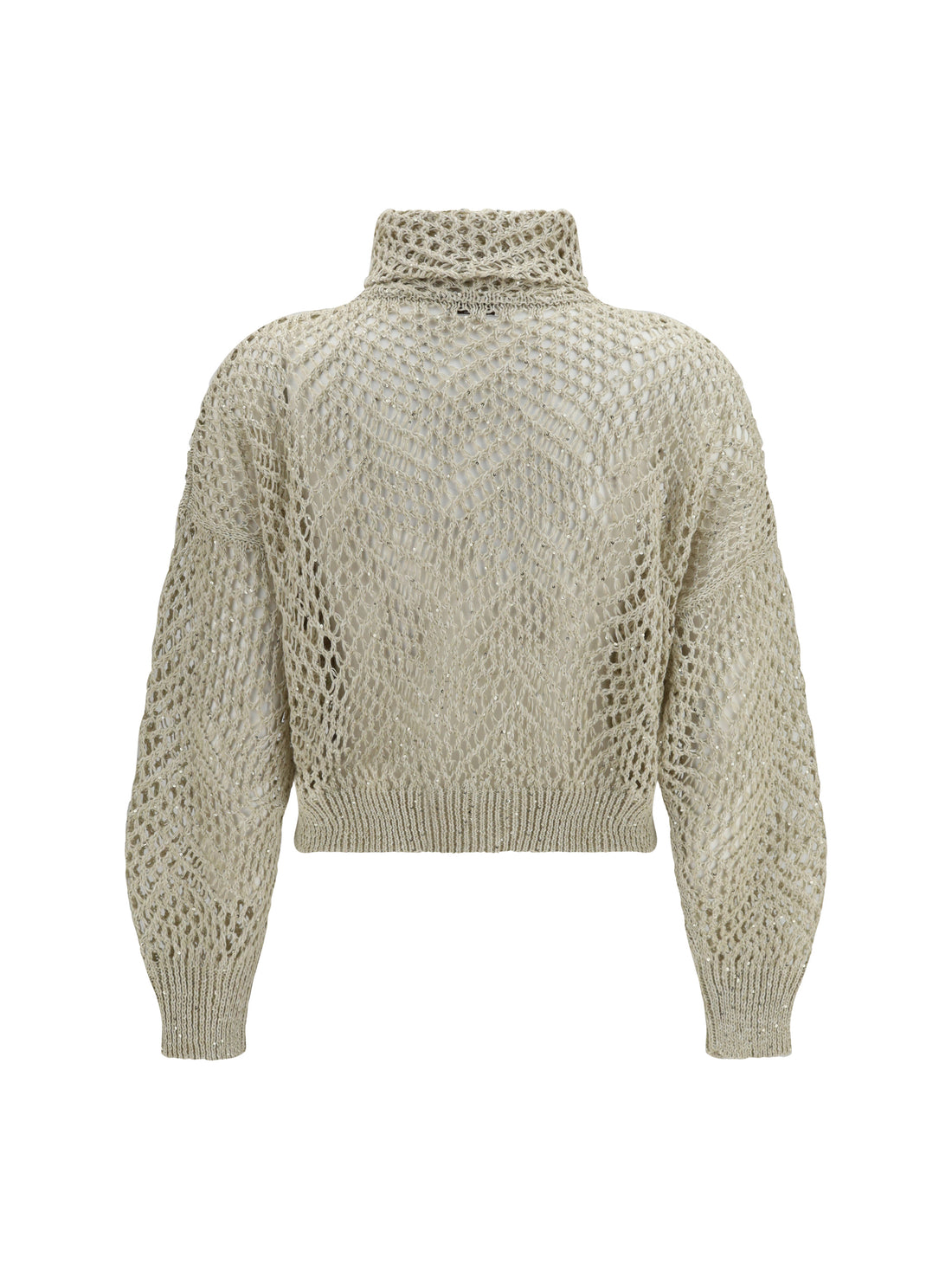 BRUNELLO CUCINELLI L open-knit zip-up cardigan