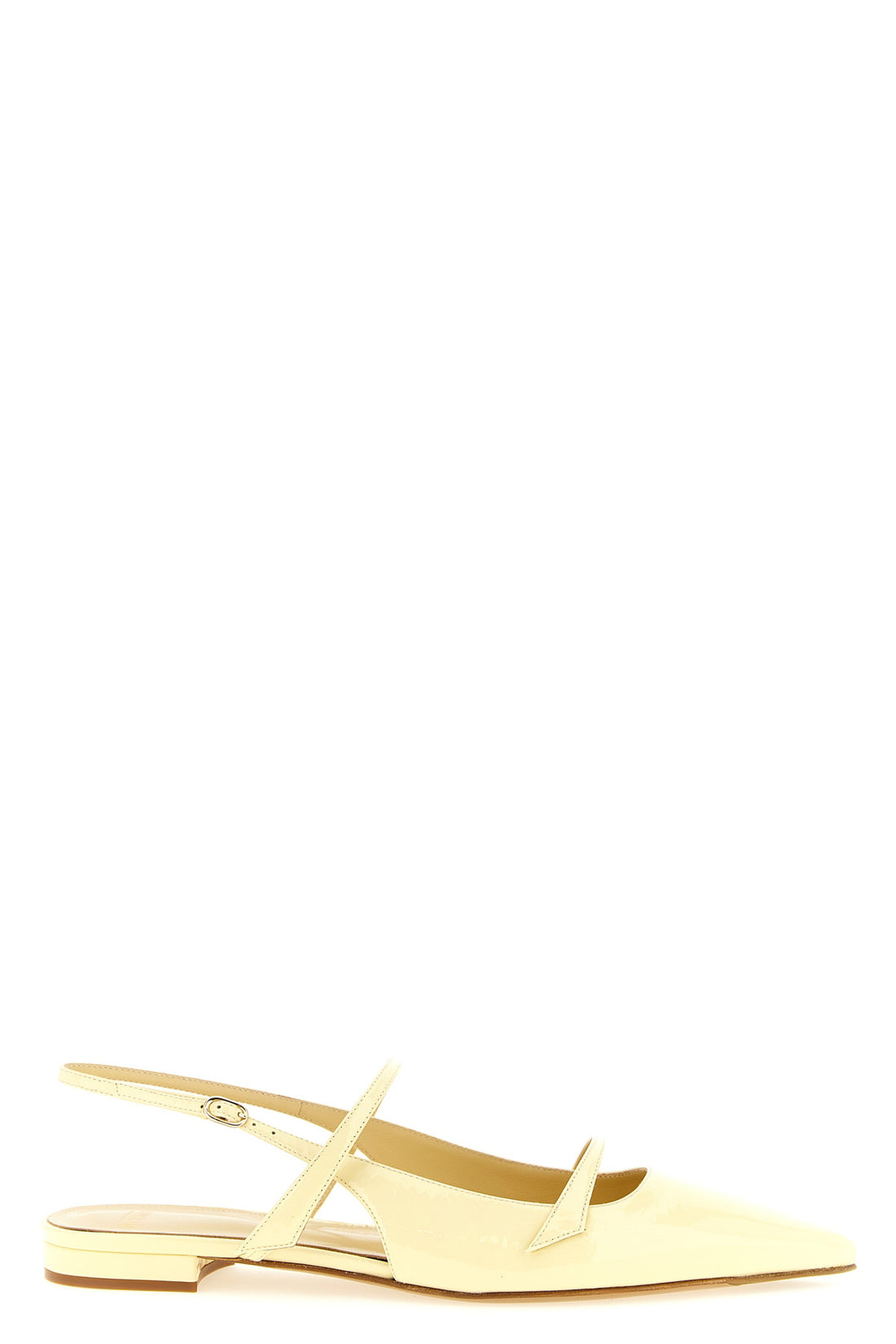 ALEXANDRE BIRMAN 37.5 tita patent leather slingbacks