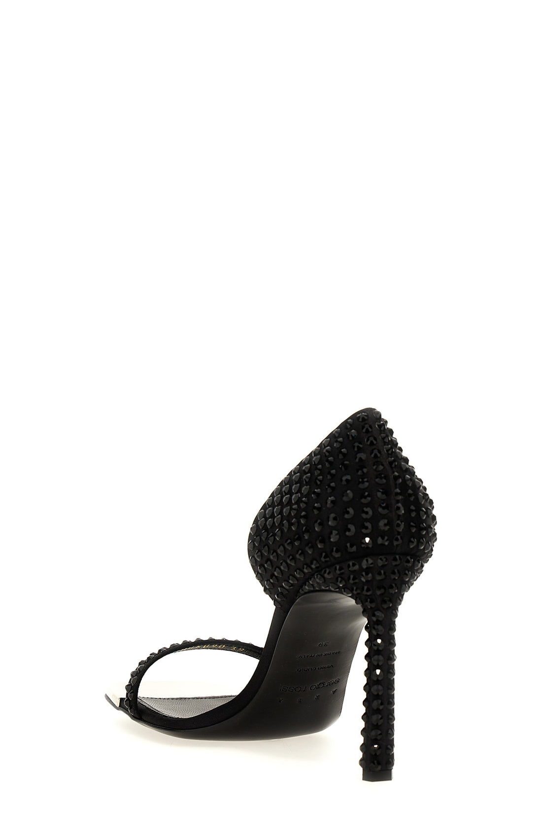 SERGIO ROSSI 35.5 sergio rossi x area area dagger satin sandals