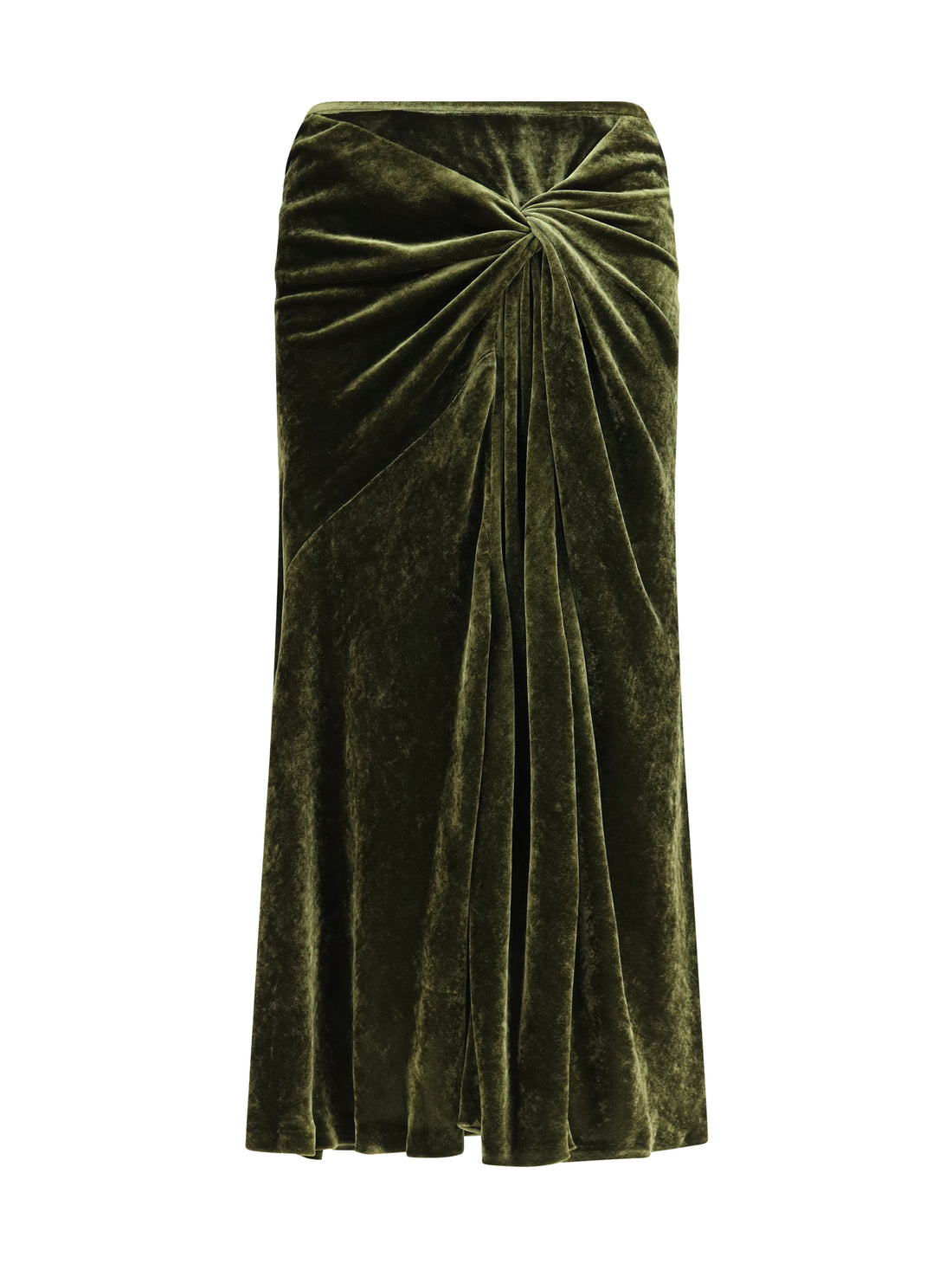 DRIES VAN NOTEN 38 midi draped skirt