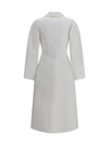 wrap-style midi dress