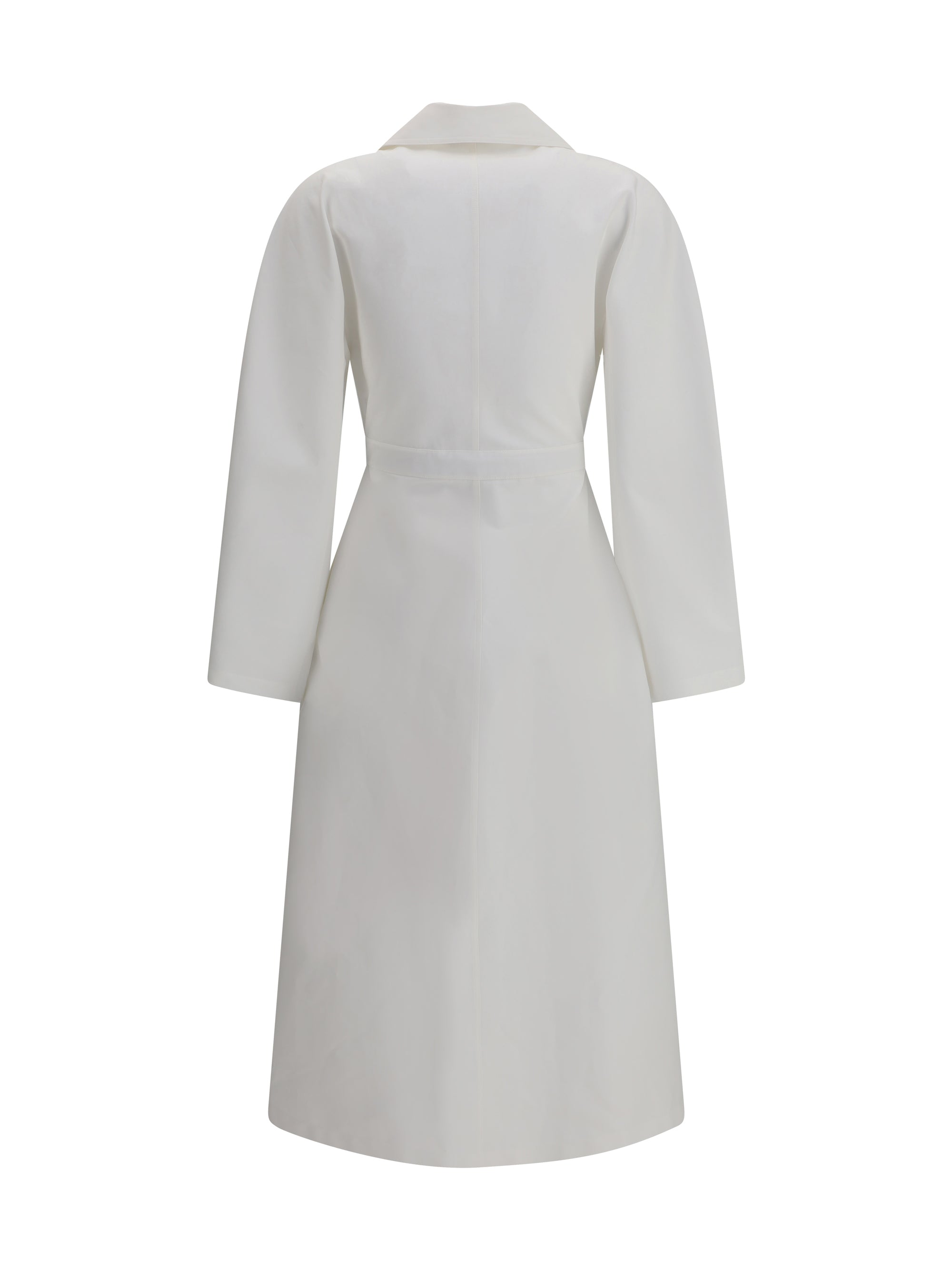 wrap-style midi dress