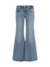 low-rise five-pocket jeans
