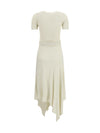 belted jersey dress