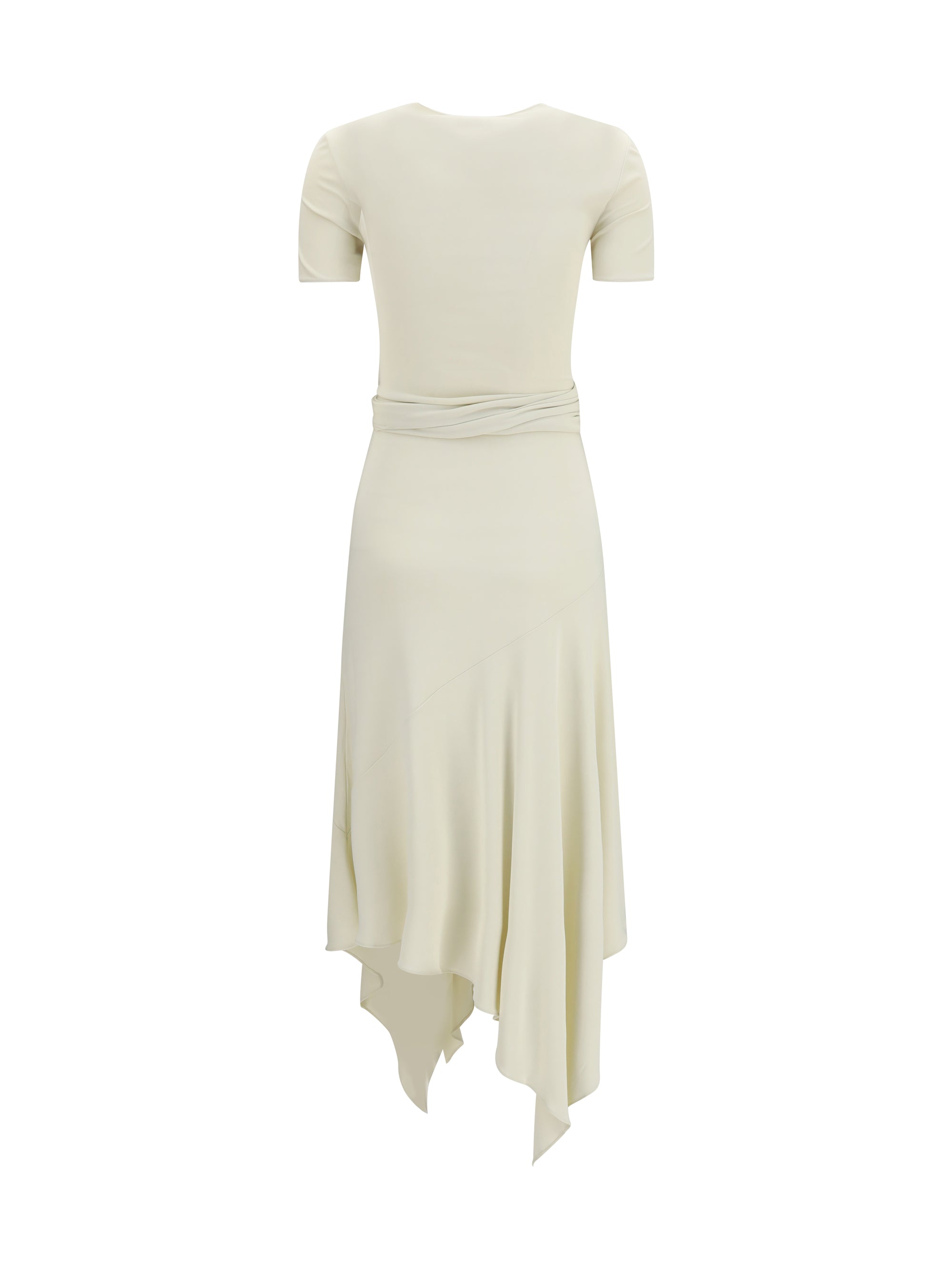 belted jersey dress