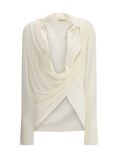 FRANCESCO MURANO 40 draped over shirt