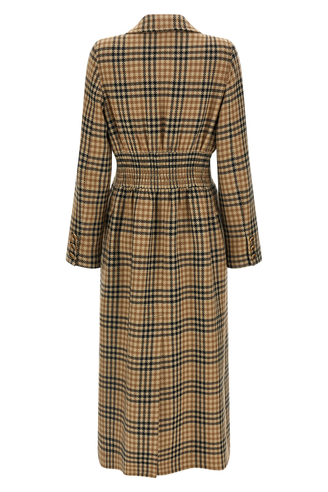 VALENTINO GARAVANI 40 double-breasted virgin wool long coat