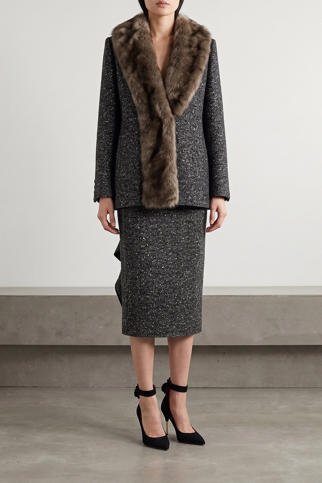 VALENTINO GARAVANI 36 the valentino garavani mossi caban redefines the codes of outerwear through an