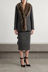 the valentino garavani mossi caban redefines the codes of outerwear through an