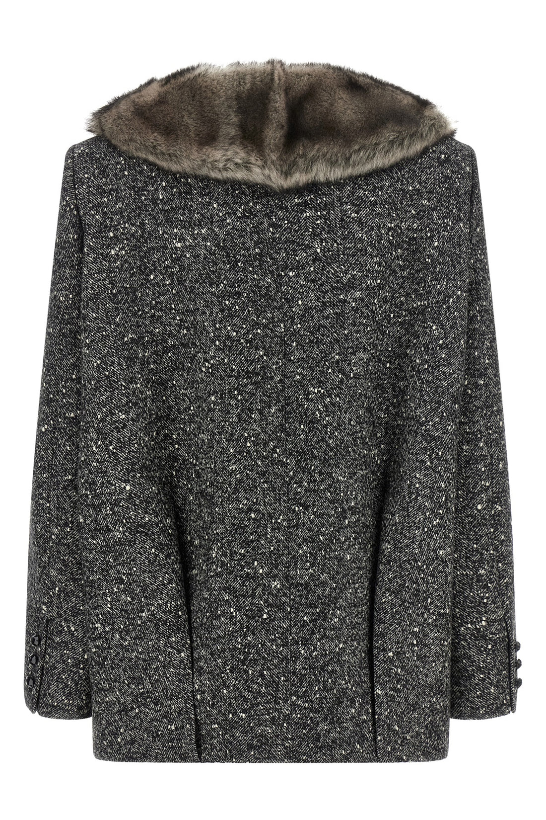 VALENTINO GARAVANI 36 the valentino garavani mossi caban redefines the codes of outerwear through an