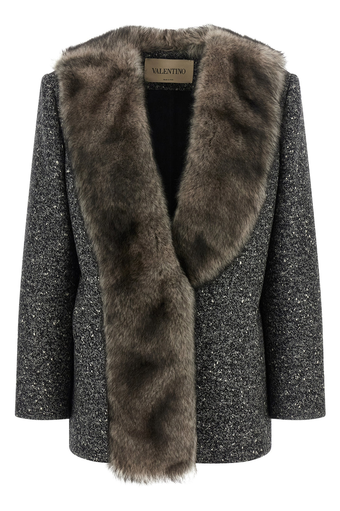 VALENTINO GARAVANI 36 the valentino garavani mossi caban redefines the codes of outerwear through an
