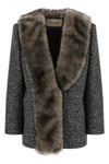 the valentino garavani mossi caban redefines the codes of outerwear through an