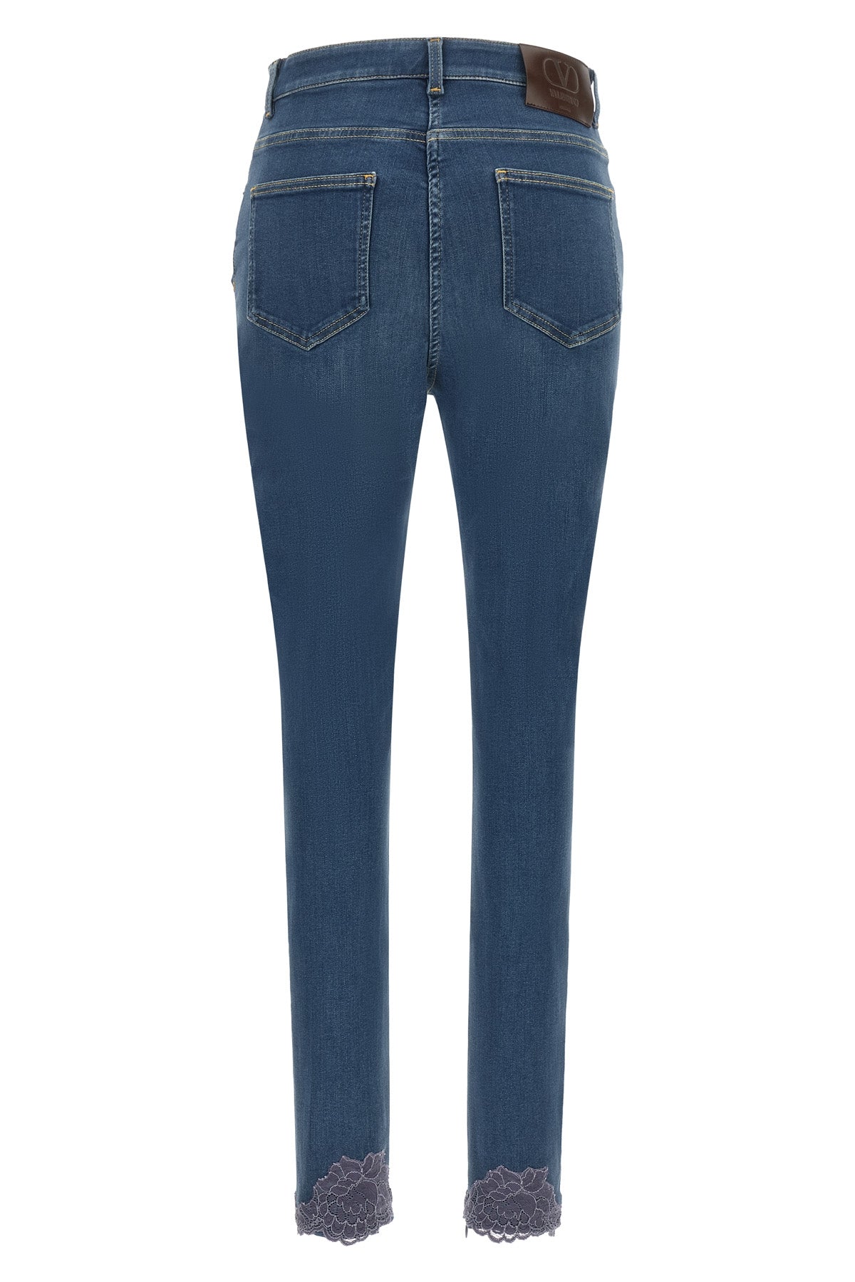 valentino garavani jeans redefine the everyday silhouette through a high-waisted