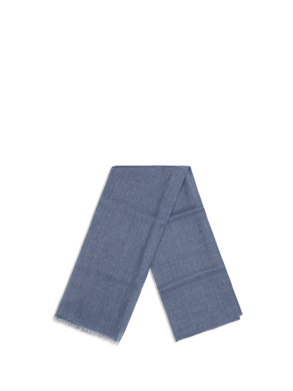 BRUNELLO CUCINELLI OS silk and cashmere scarf