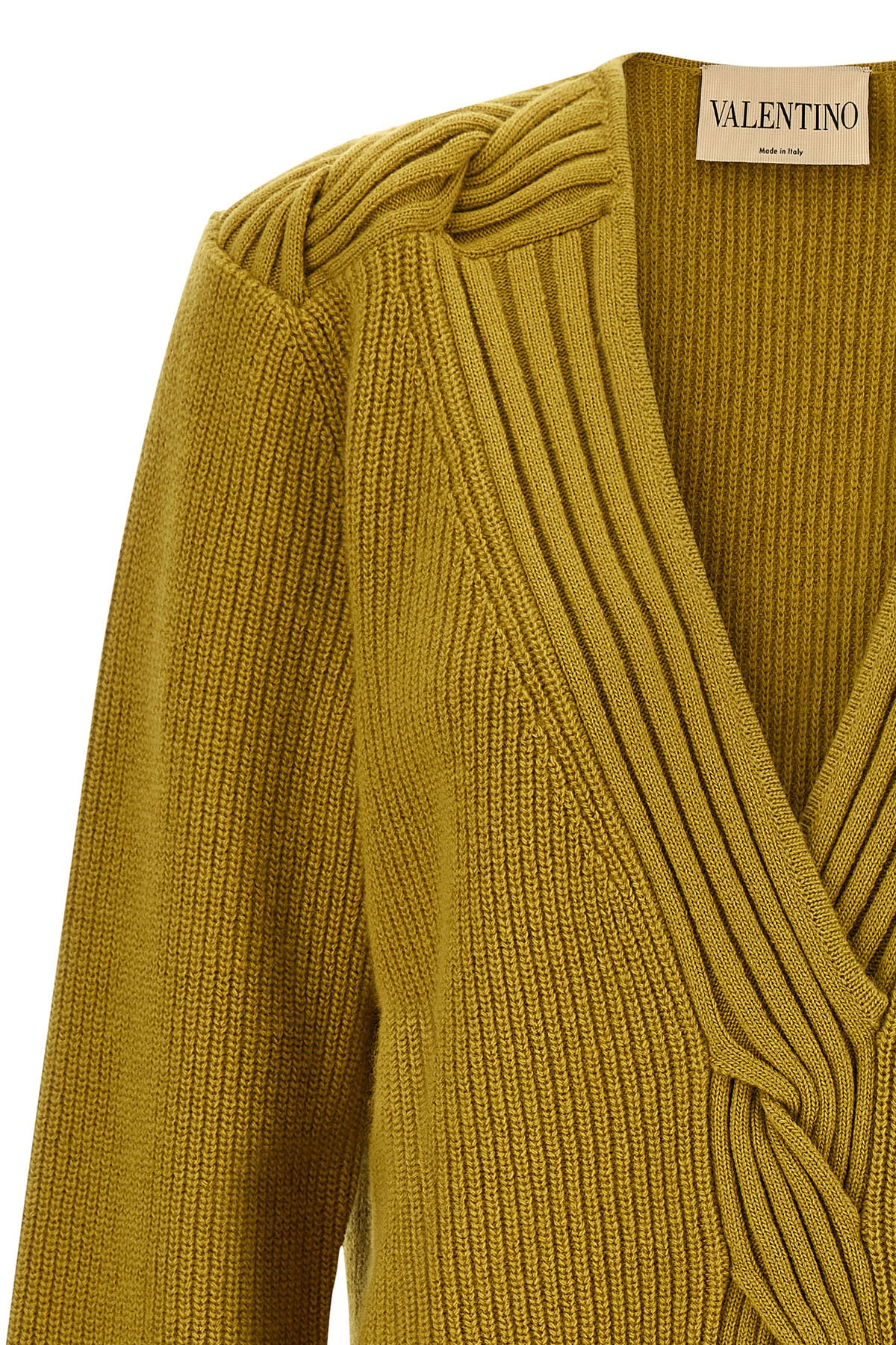 the valentino garavani sweater in pure virgin wool redefines the codes of knitwe