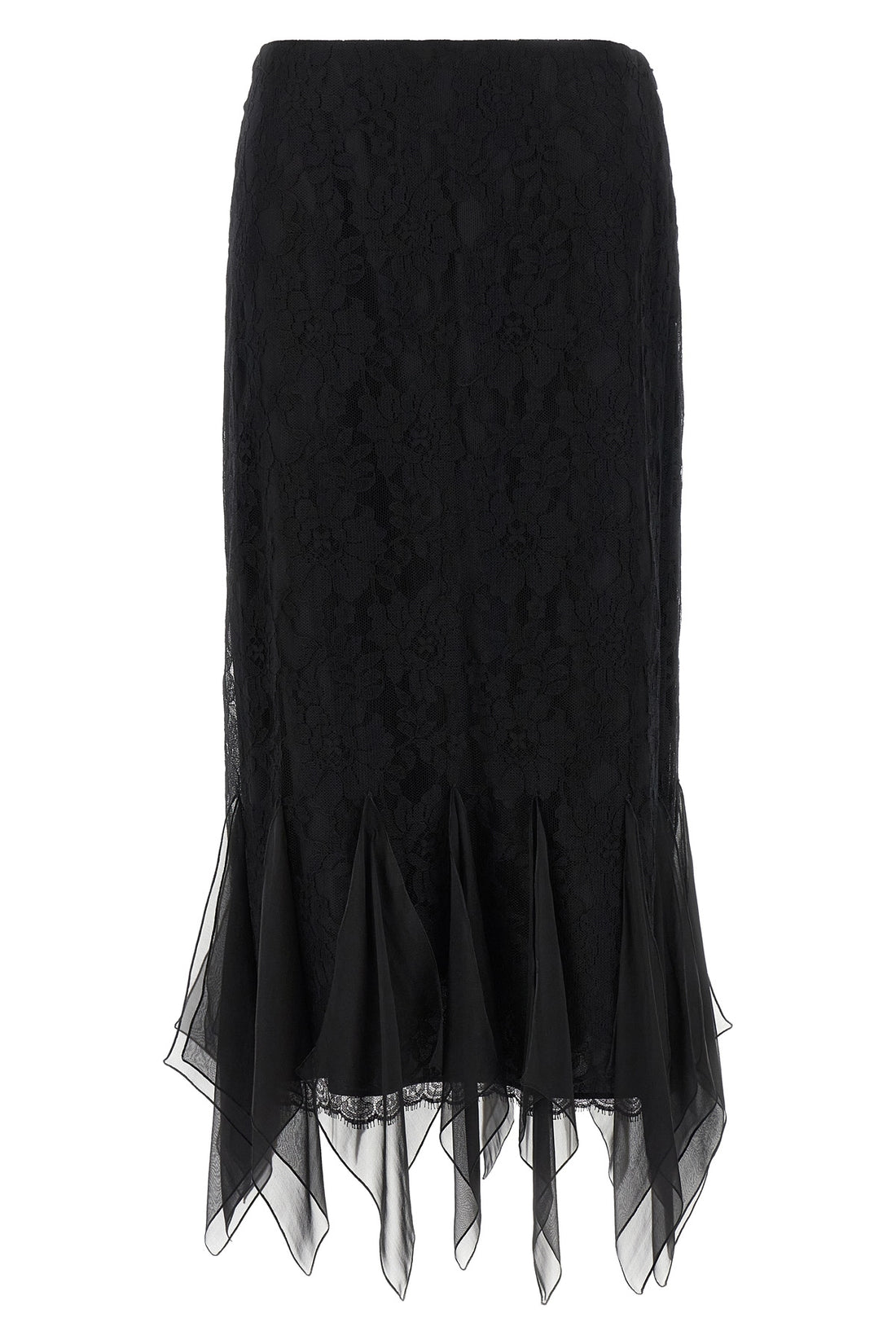 VALENTINO GARAVANI 40 lace midi skirt