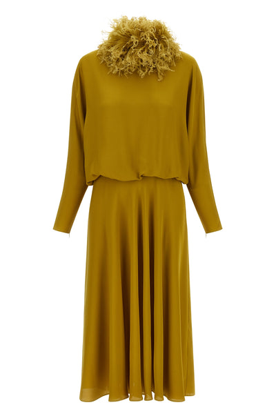 the valentino garavani dress in pure silk georgette redefines evening elegance t