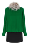 the valentino garavani mini dress defines a sophisticated silhouette through a p