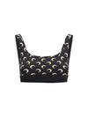 moon recycled jersey sports bra