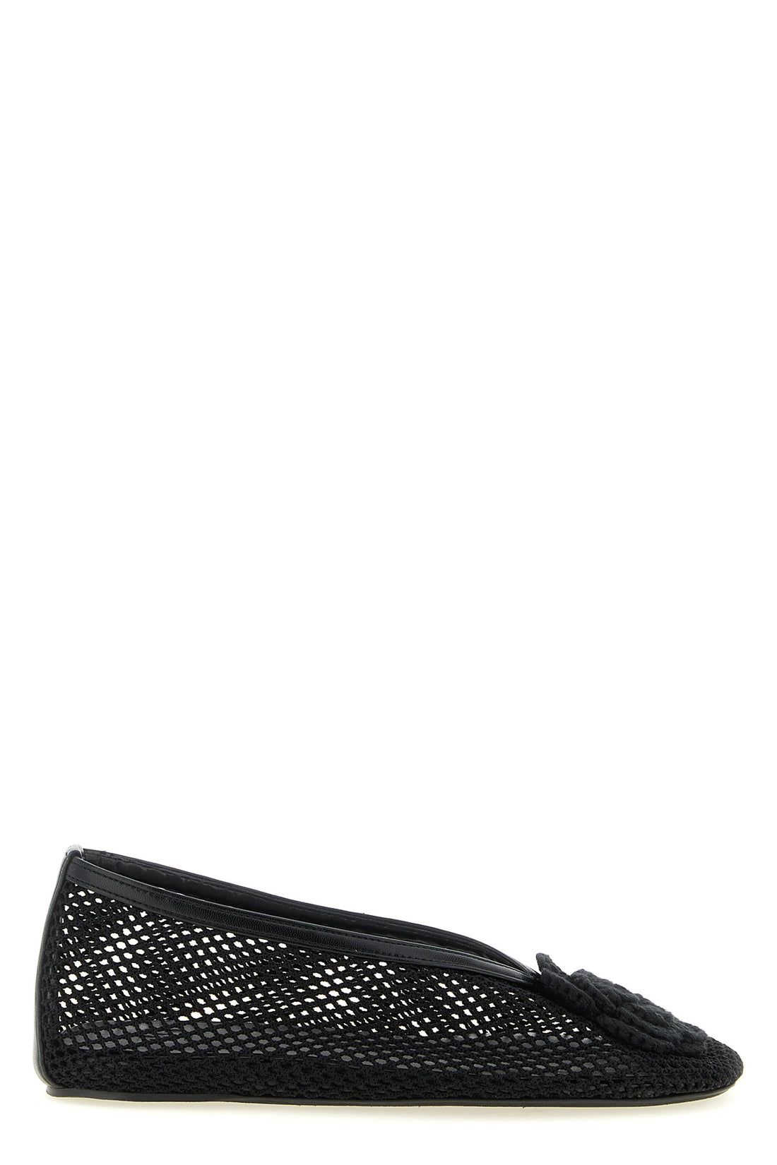 GANNI 36 jenny openwork mesh ballet flats