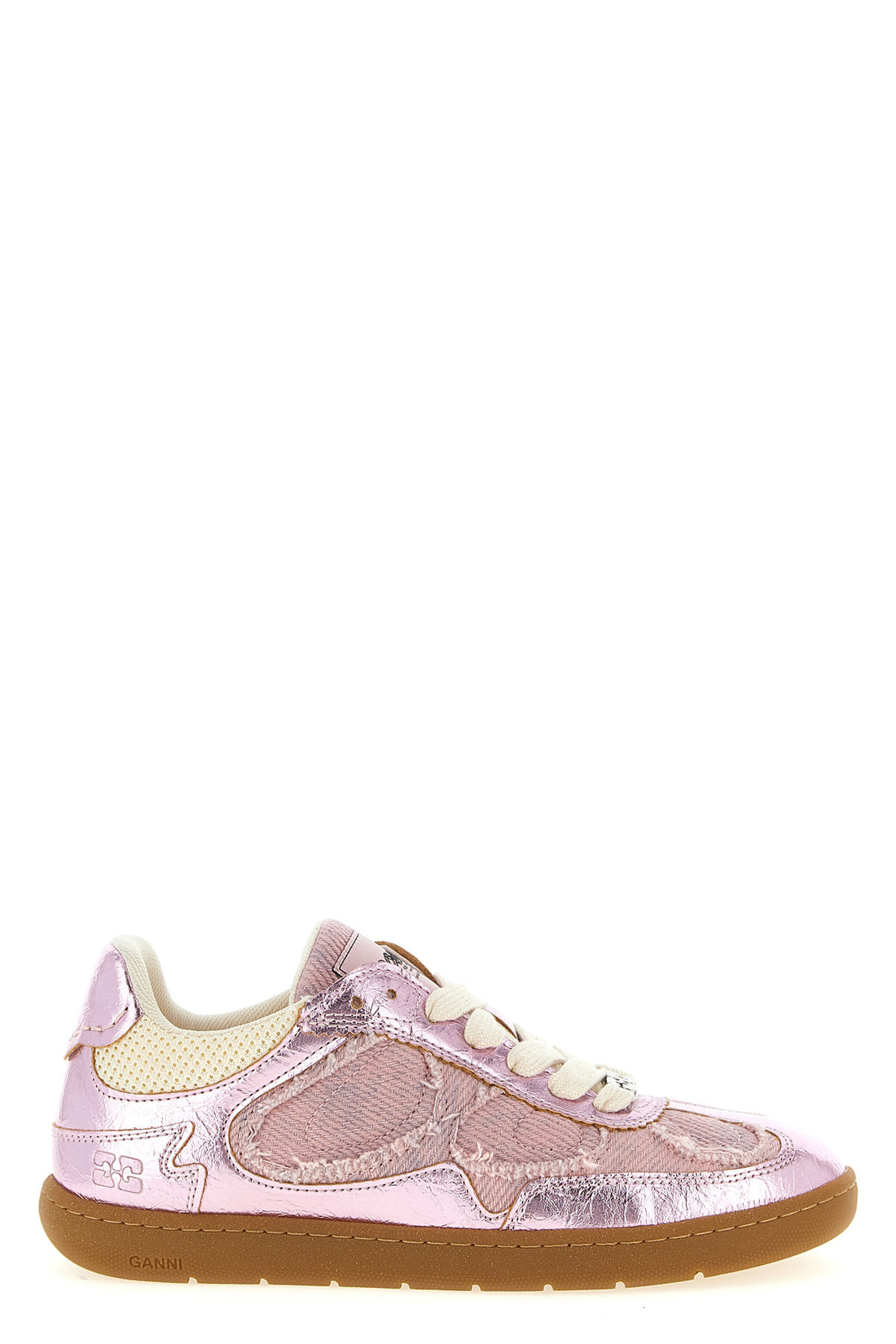 GANNI 36 08 sneakers in denim-effect fabric