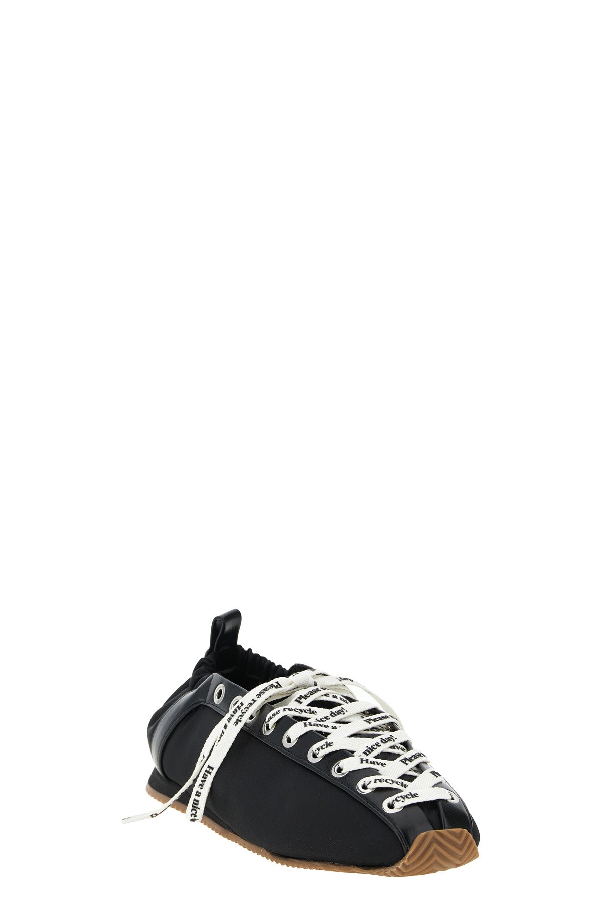 sporty nylon ballet flats
