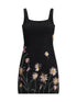 STAUD M le sable sequin-embellished floral mini dress