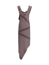 THE ATTICO 40 asymmetrical midi dress