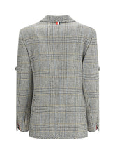 THOM BROWNE 42 prince of wales wool blazer