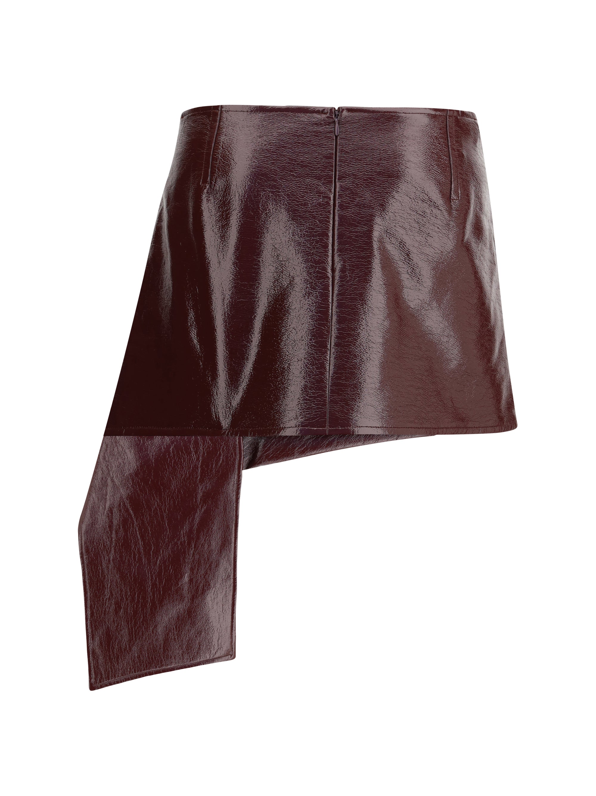 COURRÈGES 38 vinyl mini-skirt
