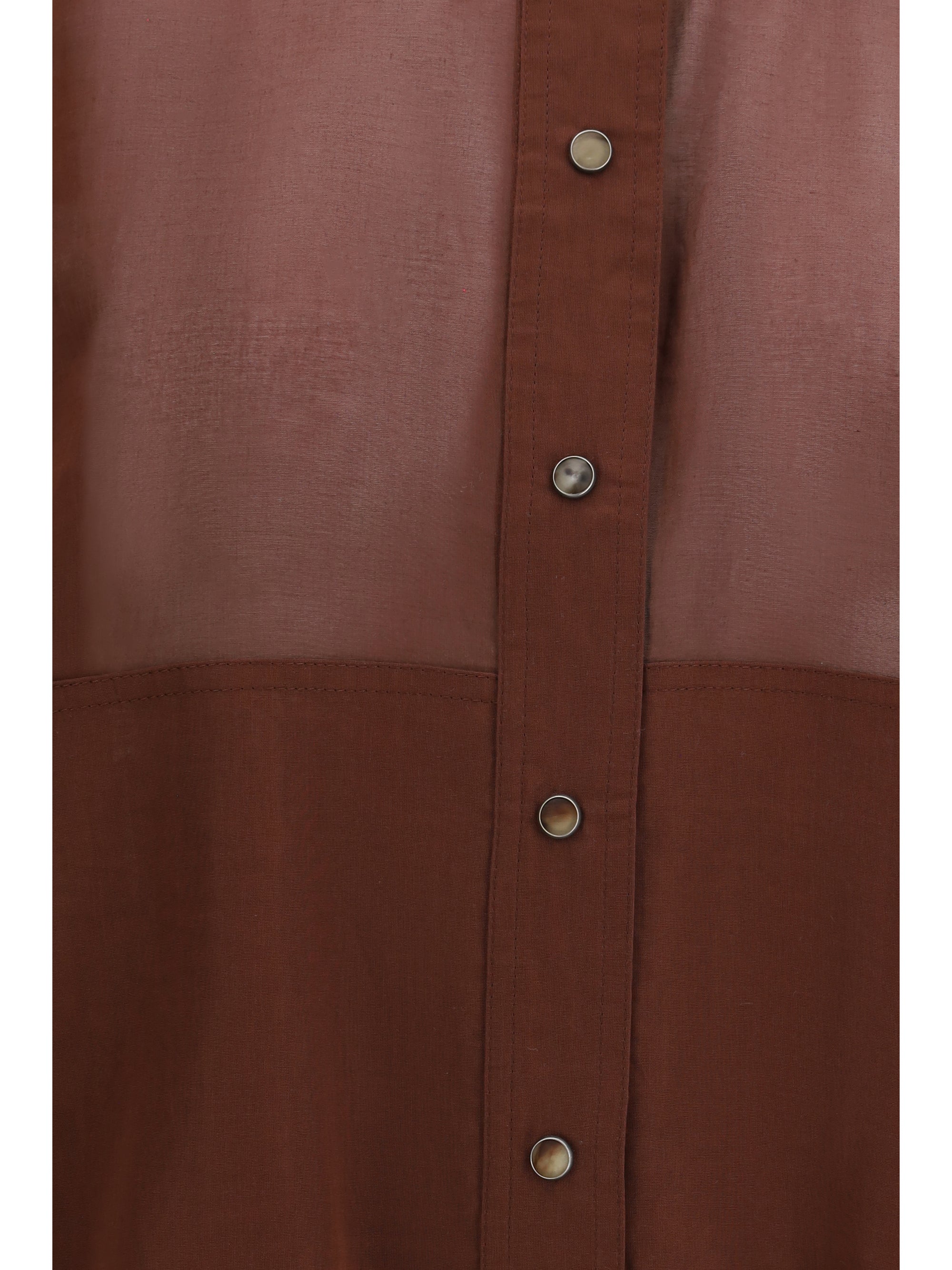 cotton organza shirt