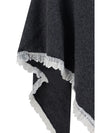 openwork wool cape