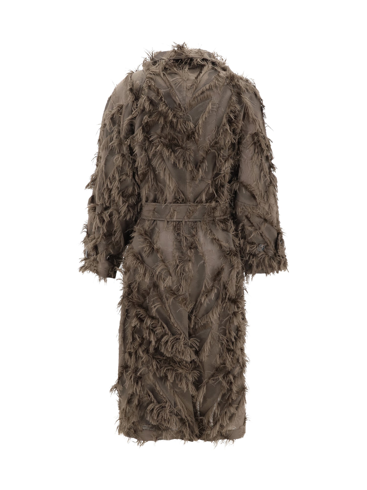 BRUNELLO CUCINELLI 40 coat with fur details
