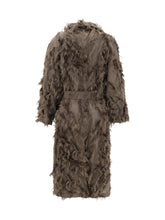 BRUNELLO CUCINELLI 40 coat with fur details