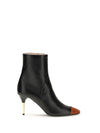 sinead nappa and suede ankle boots