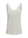 silk crêpe sablé top