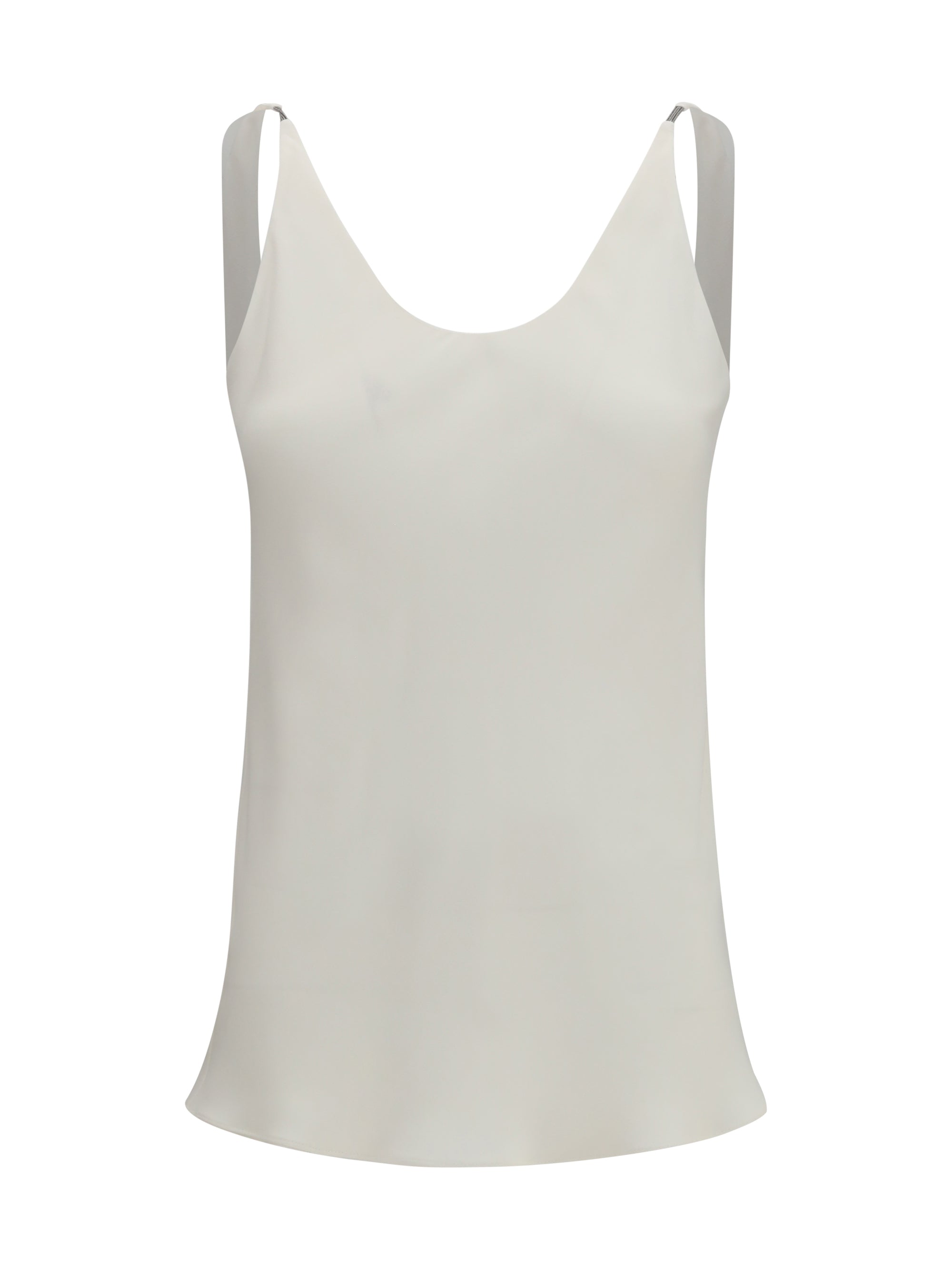 silk crêpe sablé top
