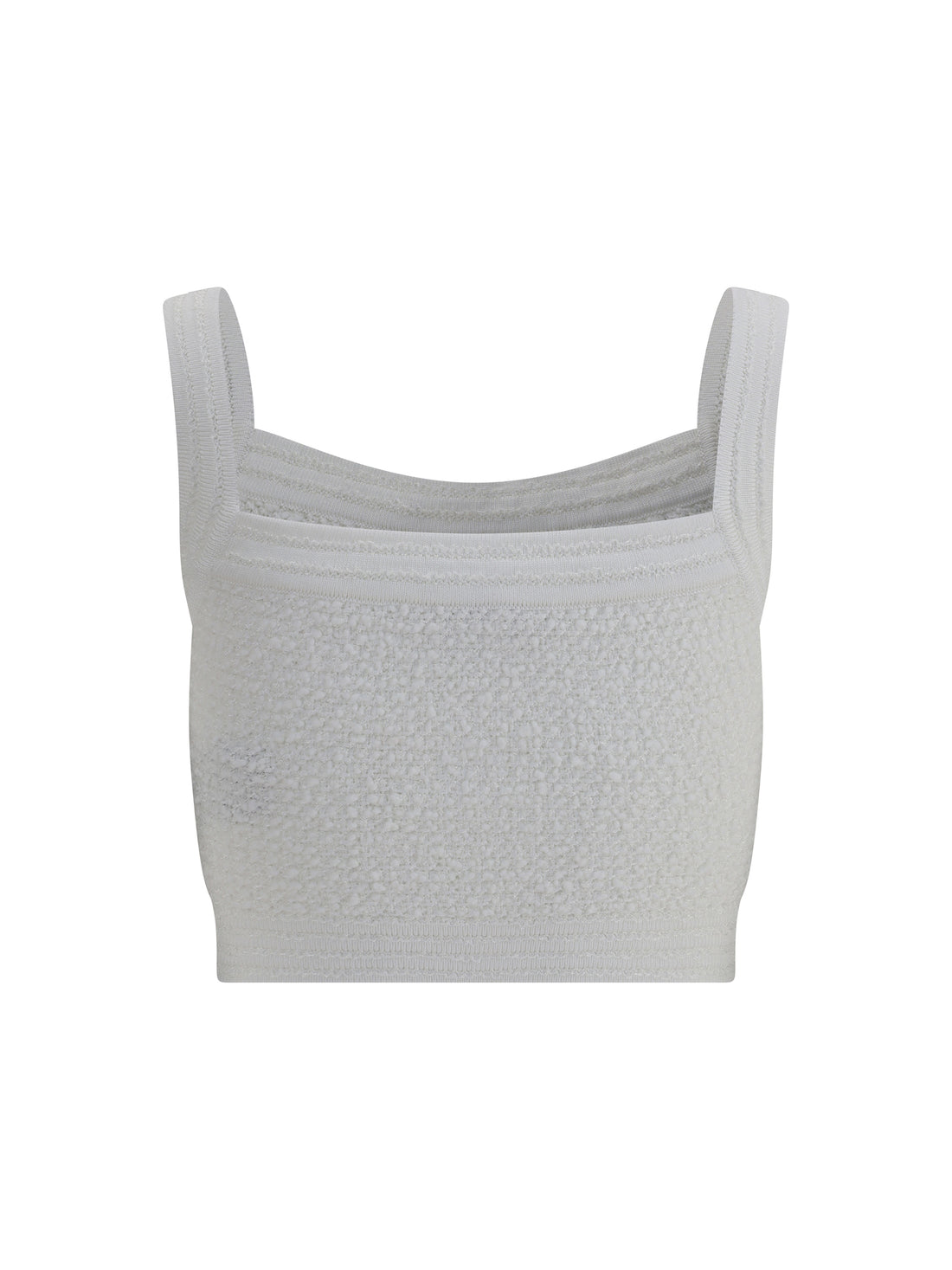 BALMAIN 34 tweed crop top