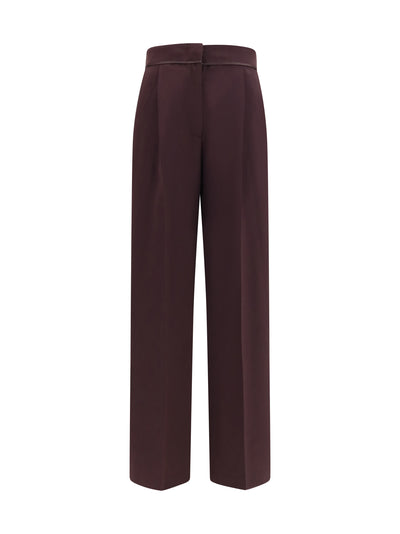 high waisted grain de poudre pants